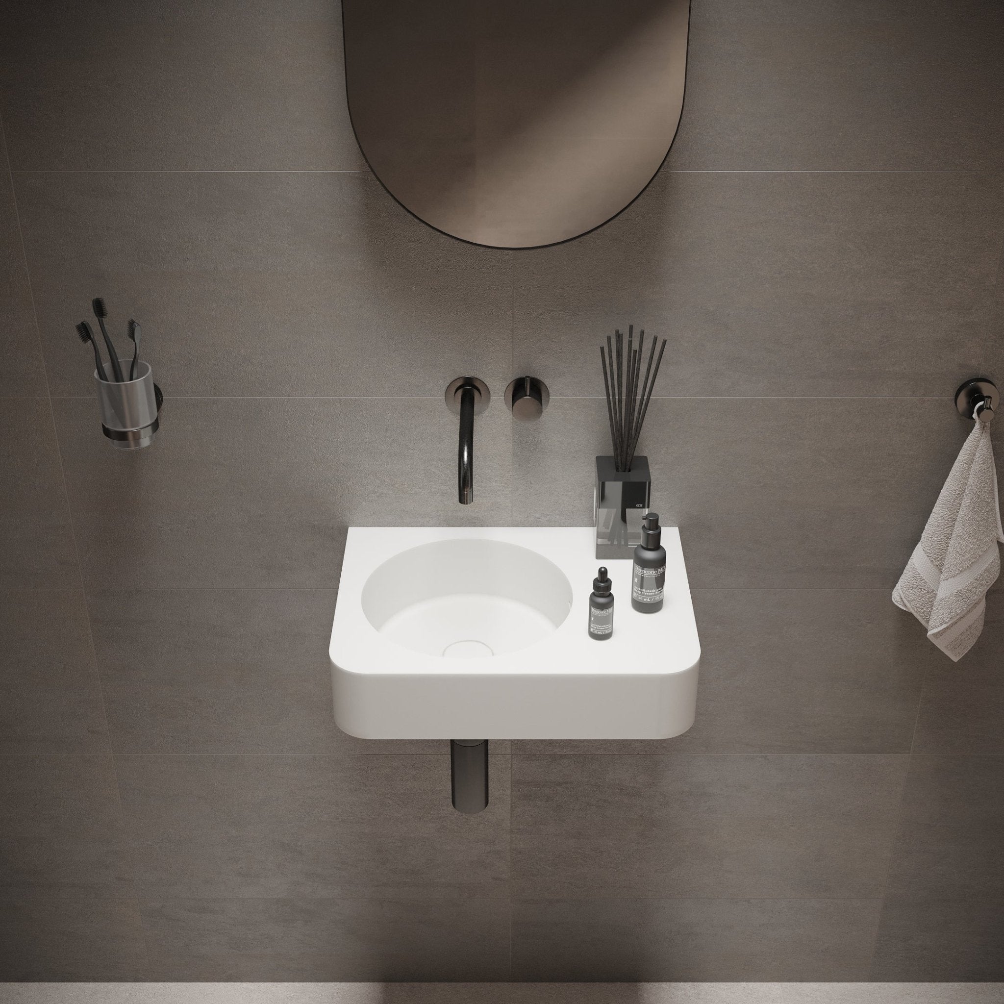 Ideavit | Solidbrio 18" x 13" Washbasin - U S H I Ideavit