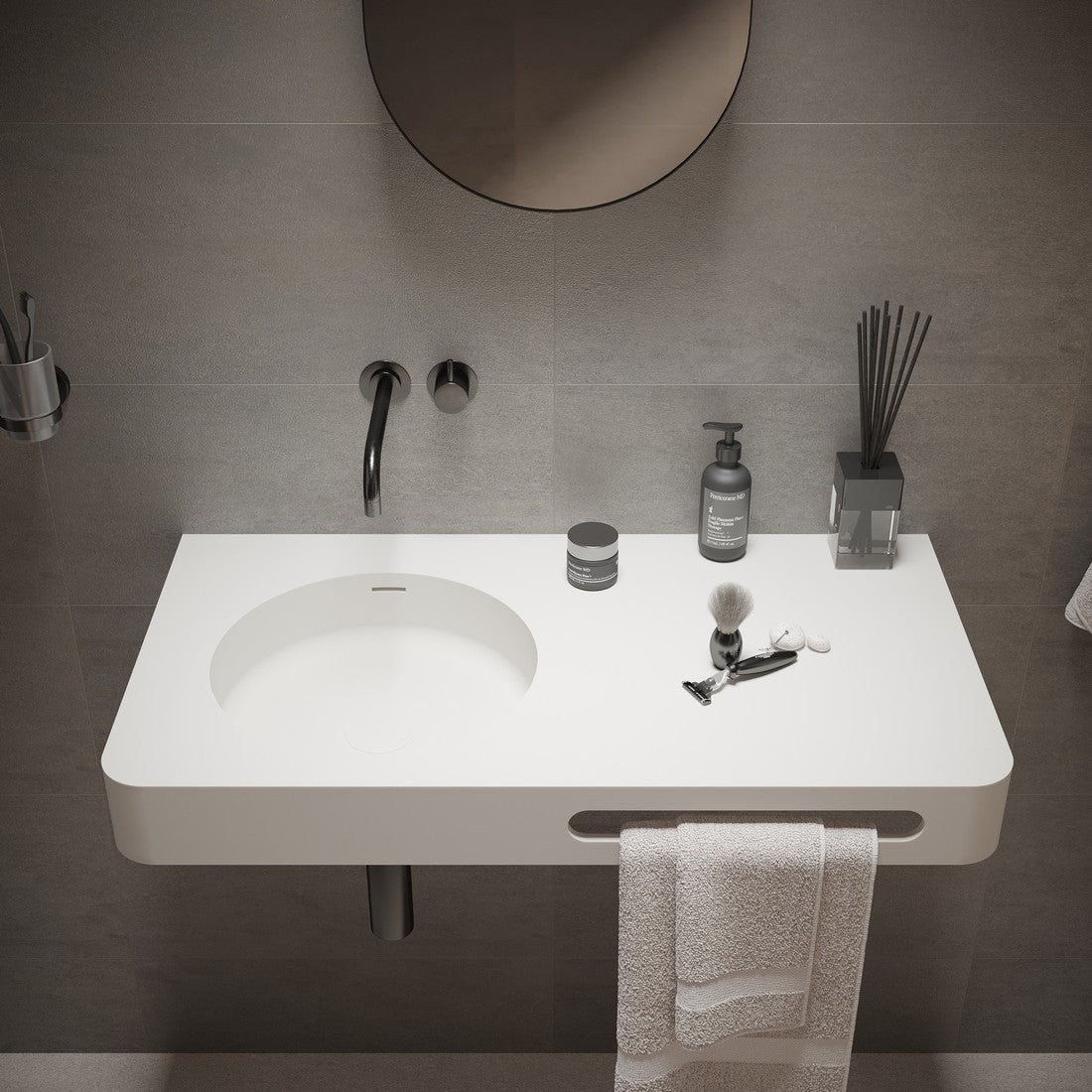 Ideavit | Solidbrio ii 35" x 19" Washbasin - U S H I Ideavit