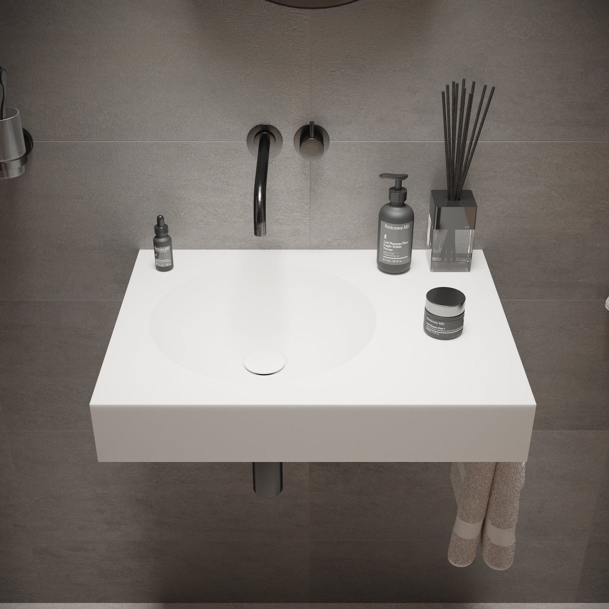 Ideavit | Solidnext 24" x 18" Washbasin - U S H I Ideavit