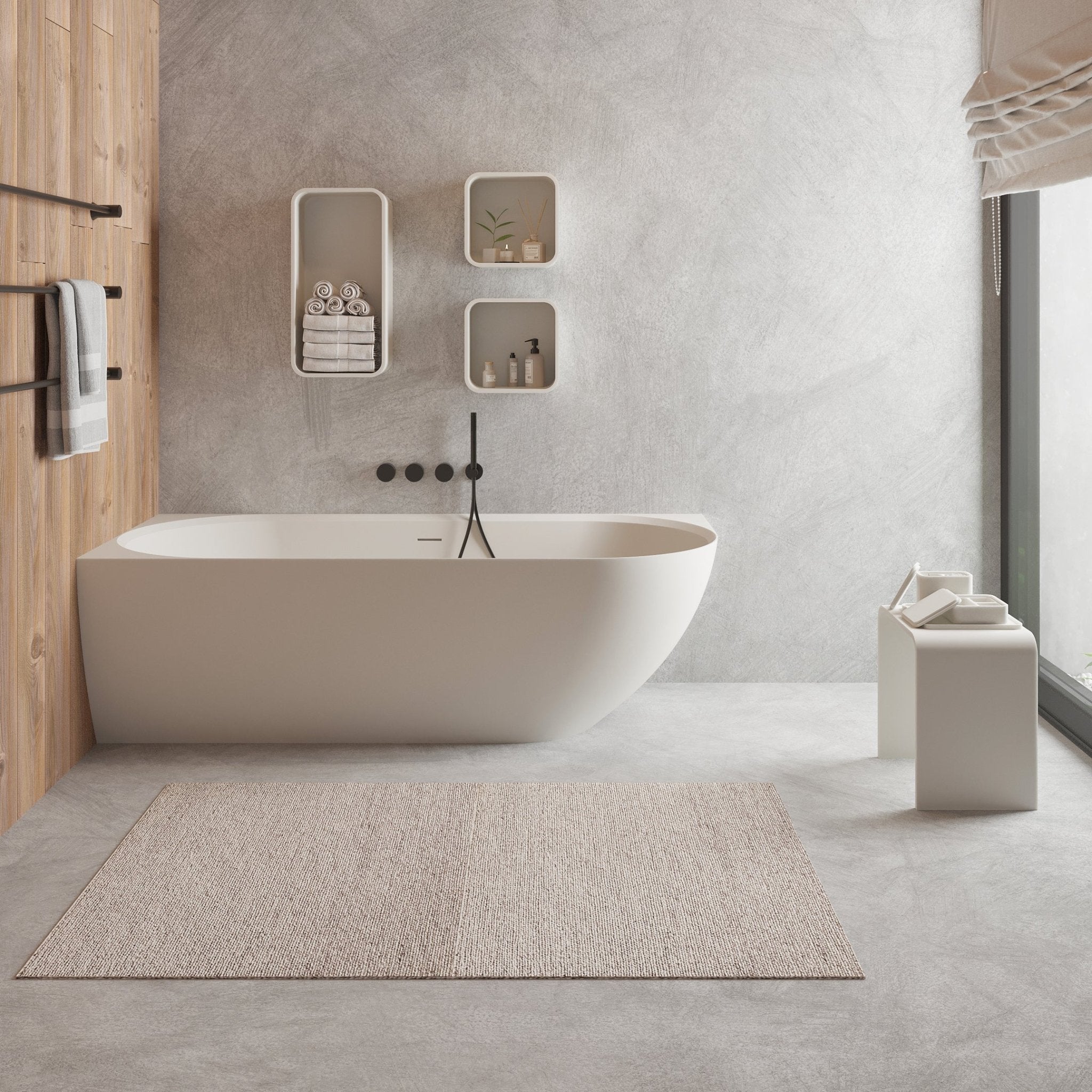 Ideavit | Solidnova - L 71" x 32" Freestanding Bathtub - U S H I Ideavit
