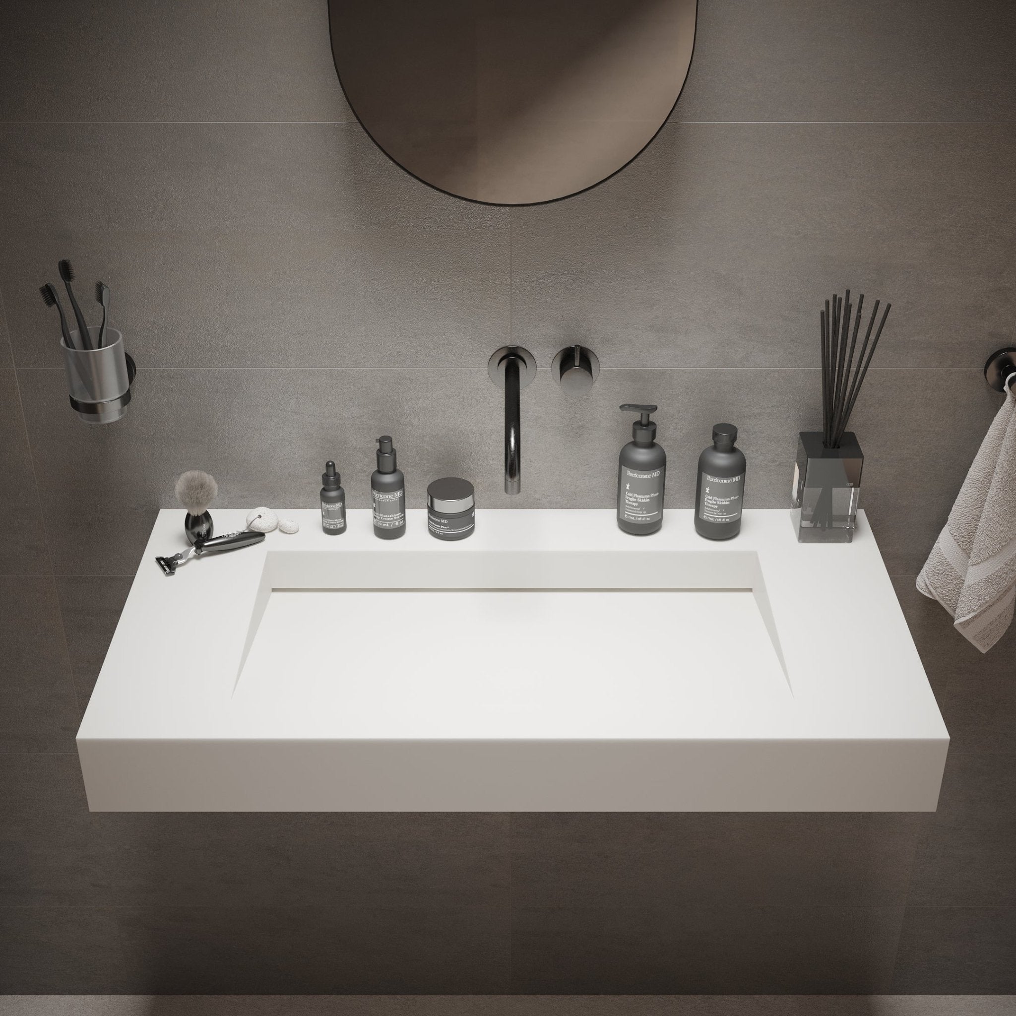 Ideavit | Solidsquare Washbasin - U S H I Ideavit