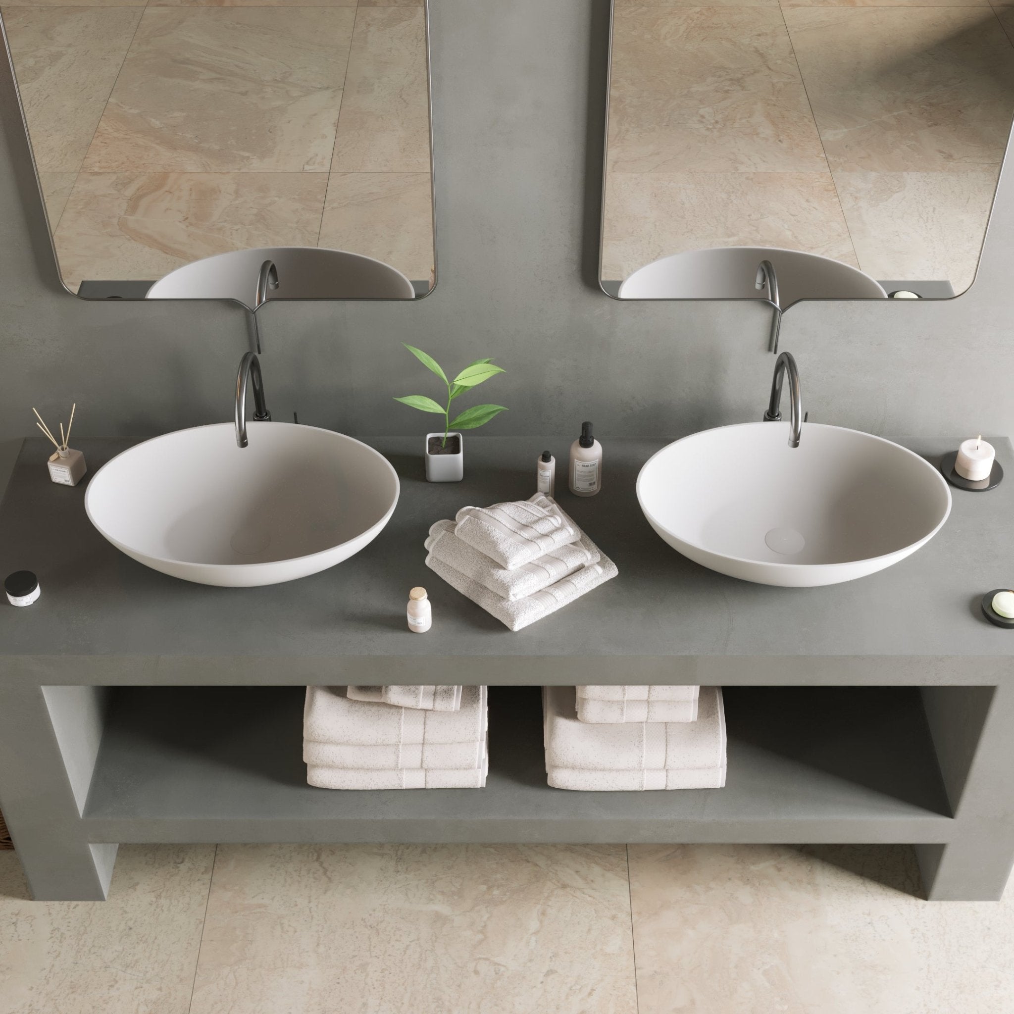 Ideavit | Solidthin Washbasin - U S H I Ideavit