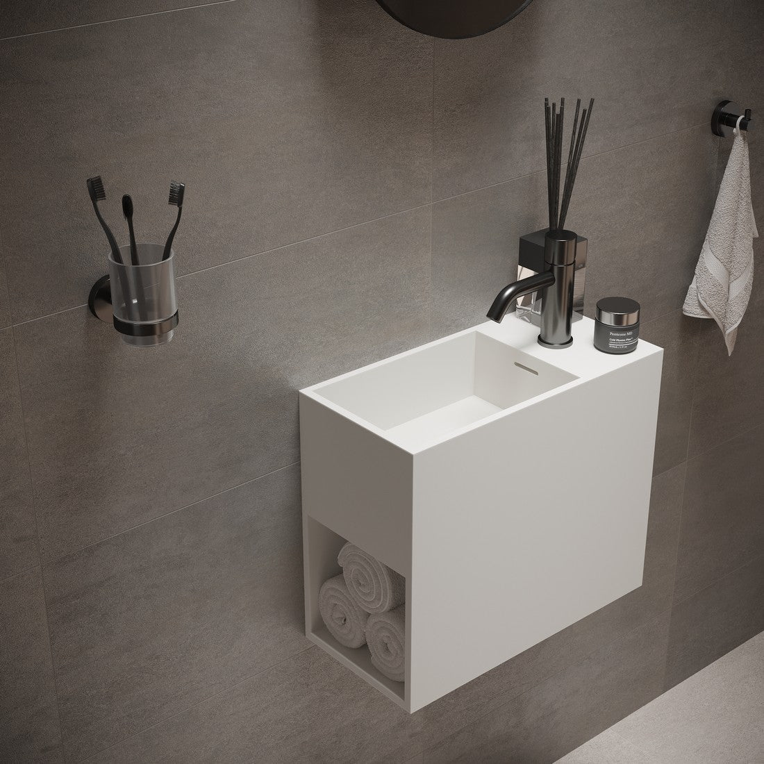 Ideavit | Solidwash 18" x 9" Washbasin - U S H I Ideavit