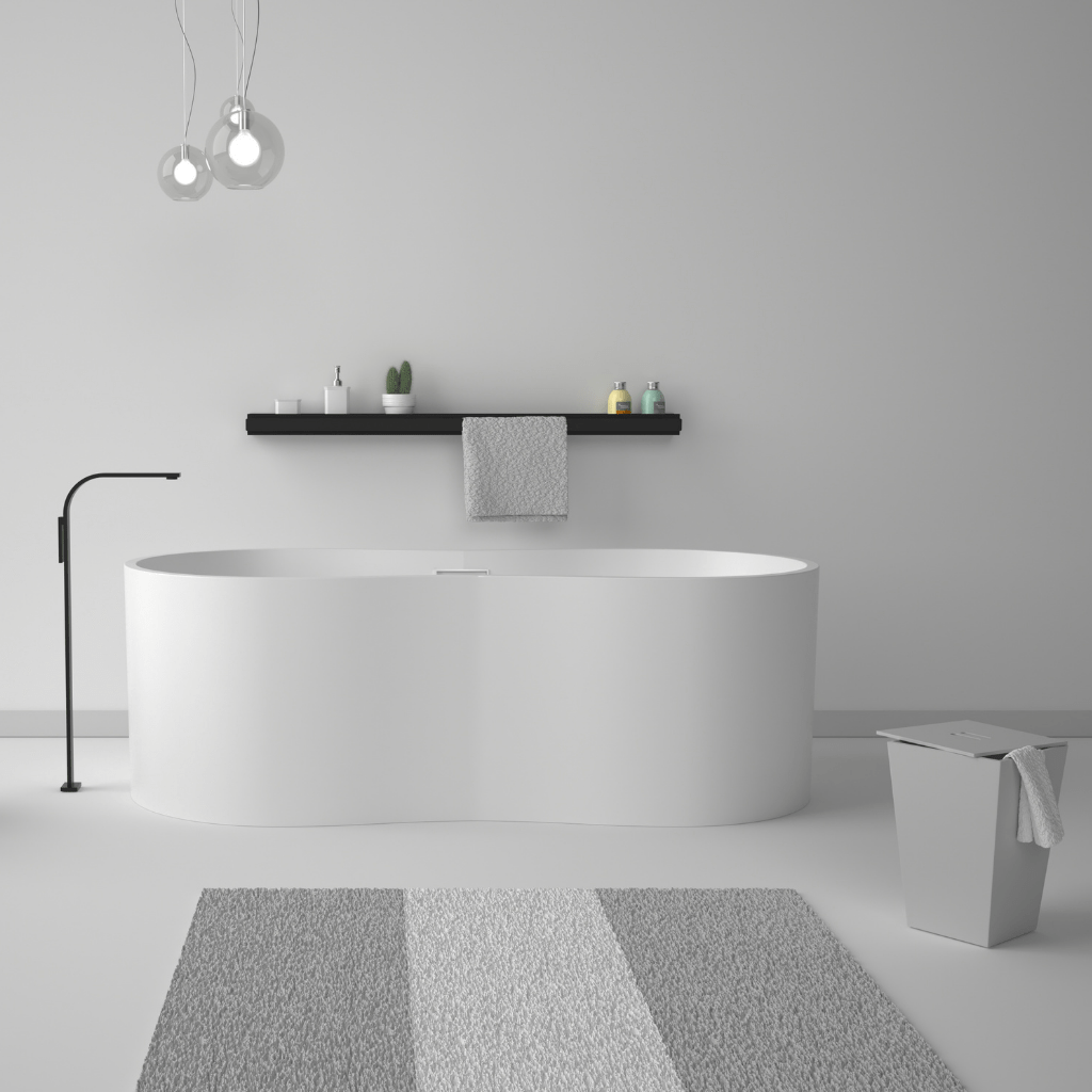 GSG Ceramica | Time 67" x 30" Freestanding Bathtub - U S H I GSG Ceramica