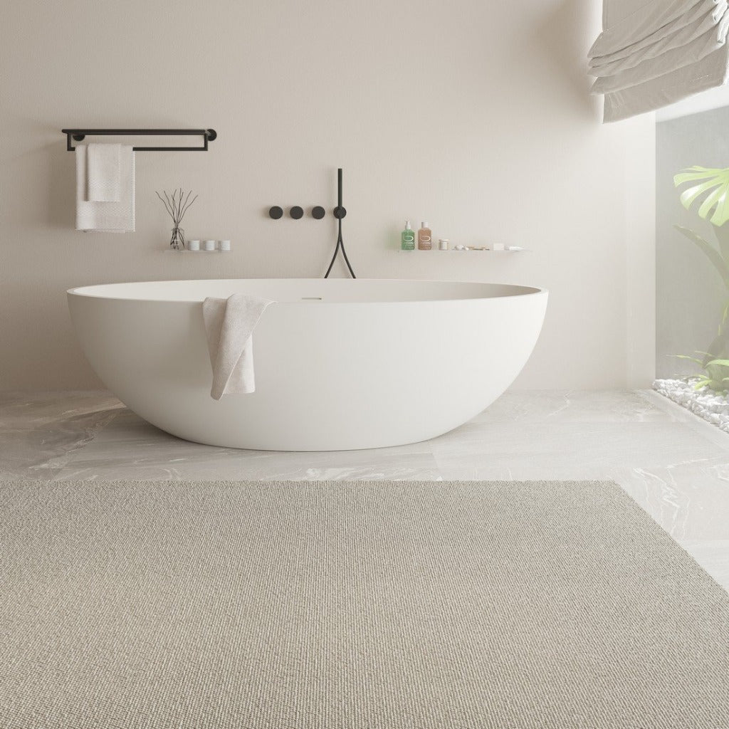 Ideavit | Solidellipse 71" x 35" Freestanding Bathtub - U S H I Ideavit