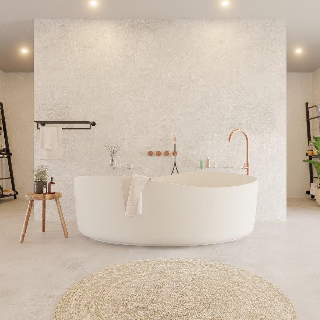 Ideavit | Solidharmony 69" x 39" Freestanding Bathtub - U S H I Ideavit