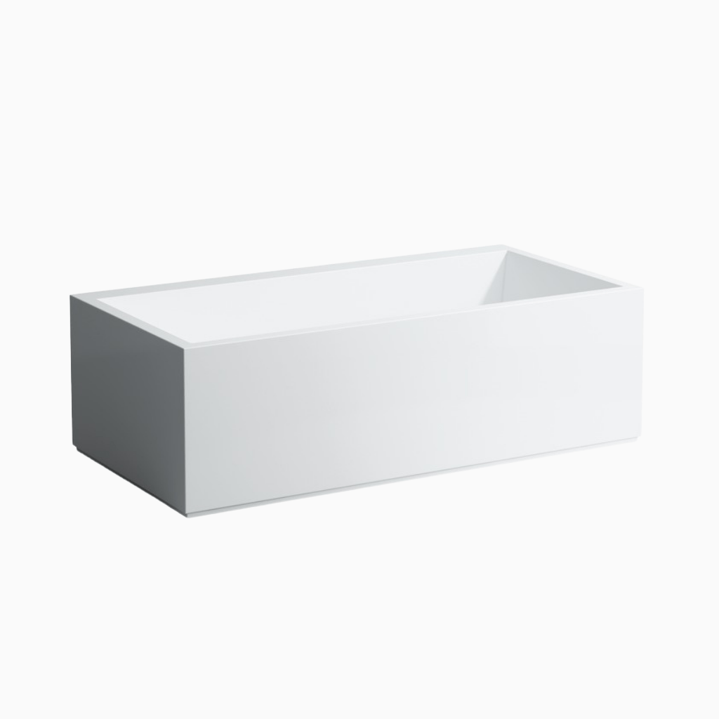 Laufen | H223332 67" x 33" Freestanding Bathtub [Right Tap Bank] - U S H I Laufen