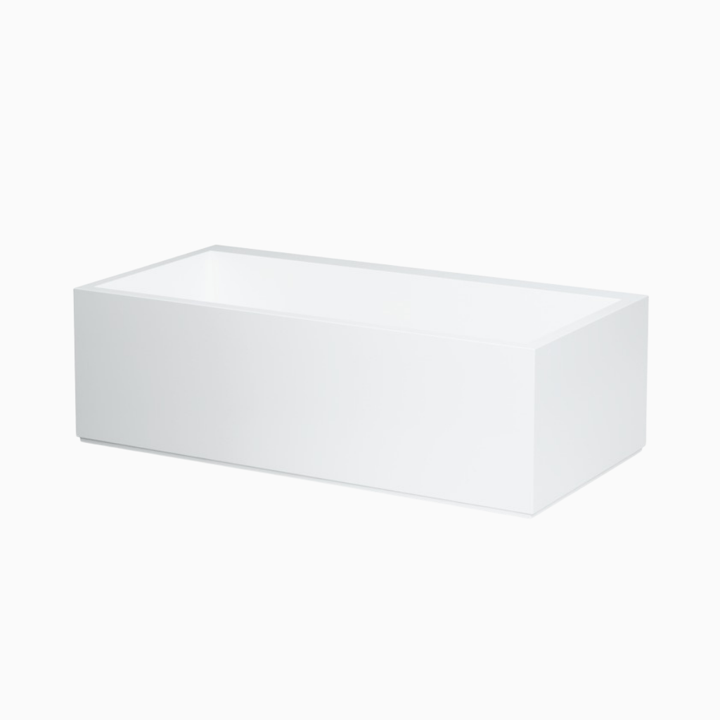 Laufen | H224332 67" x 33" Freestanding Bathtub [Left Tap Bank] - U S H I Laufen